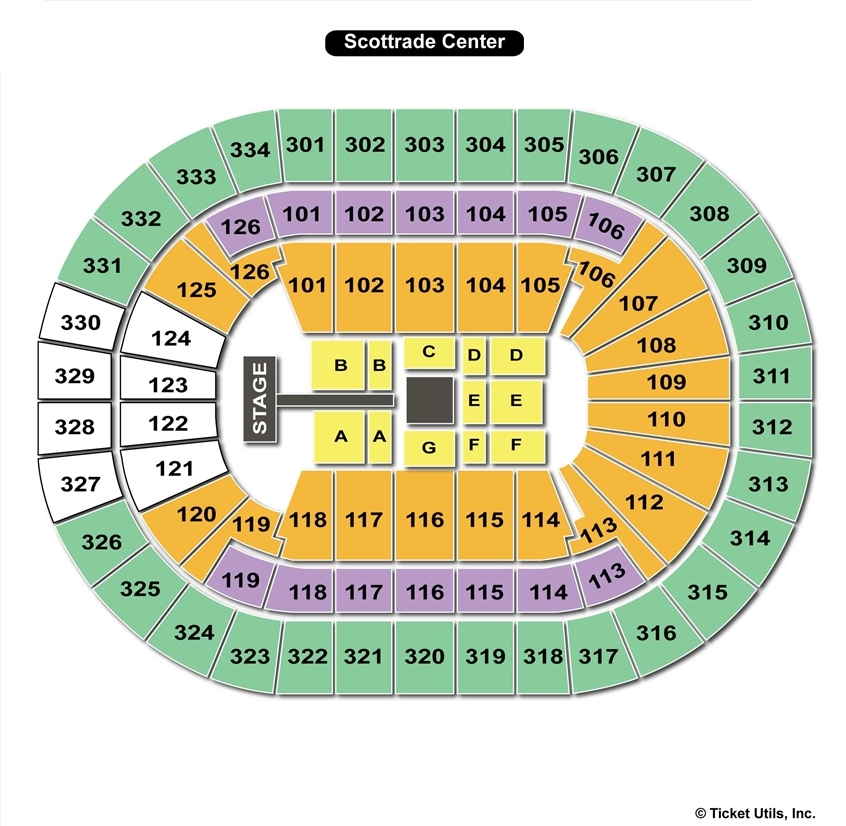 Scottrade Center St Louis MO Seating Chart View