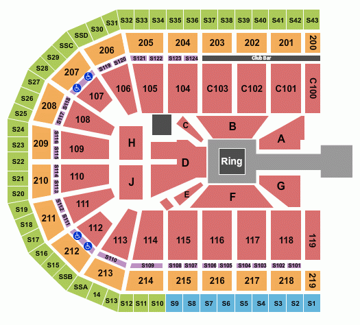 Sears Centre Arena Seating Chart Sears Centre Arena Event Tickets