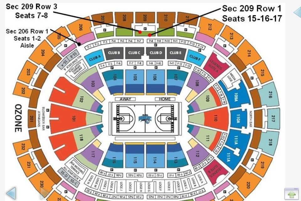 Seating Chart At Amway Center Call Or Text Me If Interested In The