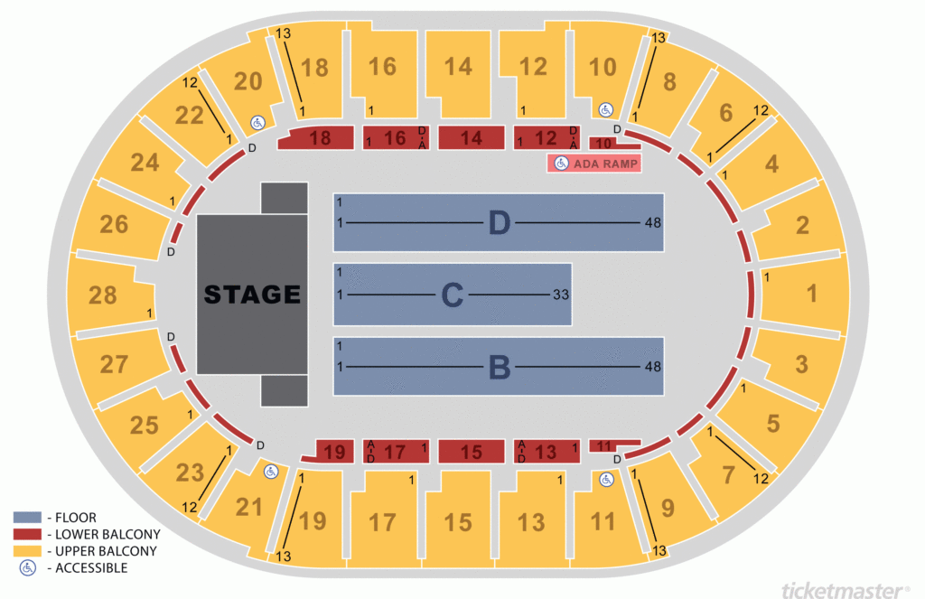 Seating Charts Duluth Entertainment Convention Center