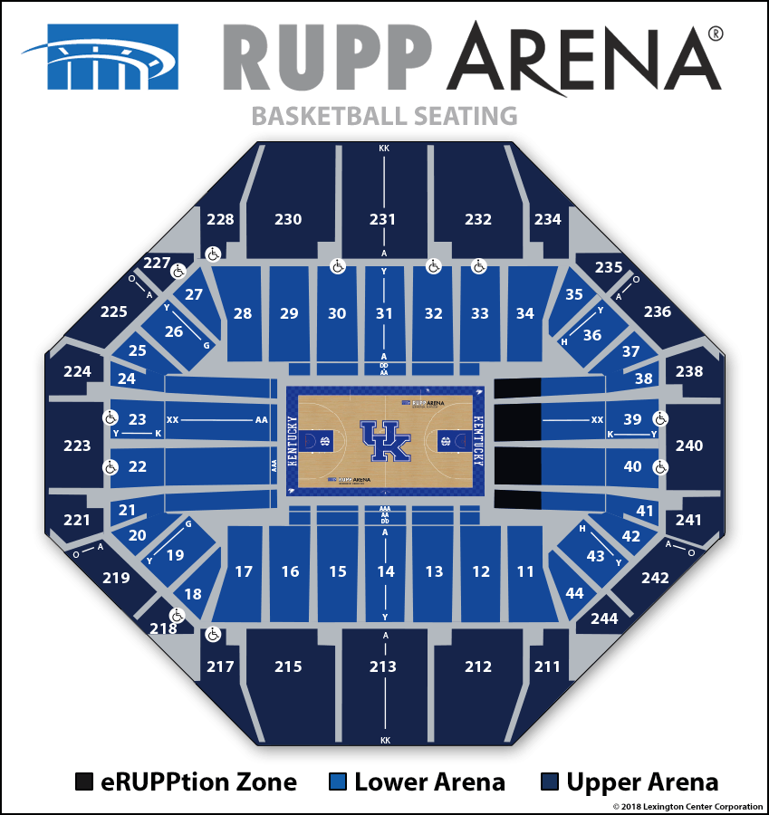 Seating Diagrams Rupp Arena