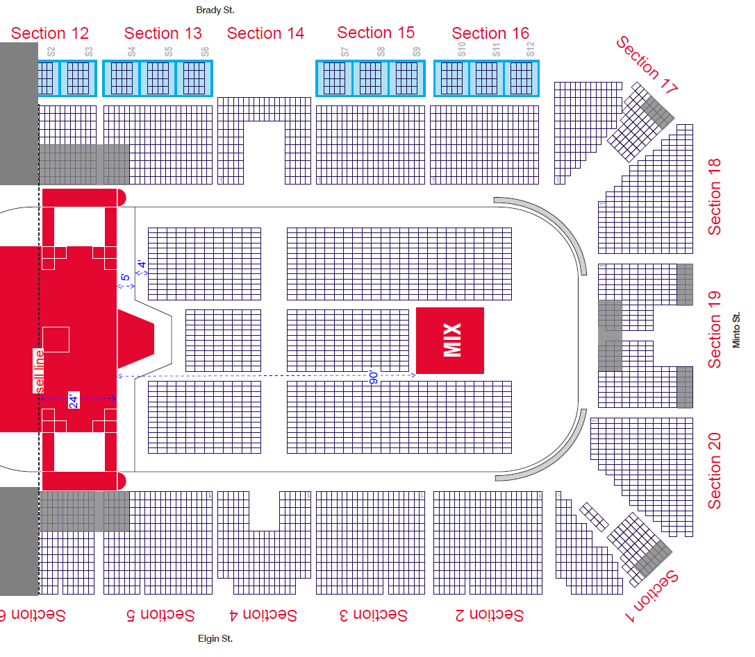 Sudbury Arena Seating Chart