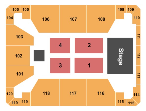 Suncoast Credit Union Arena Tickets In Fort Myers Florida Seating 