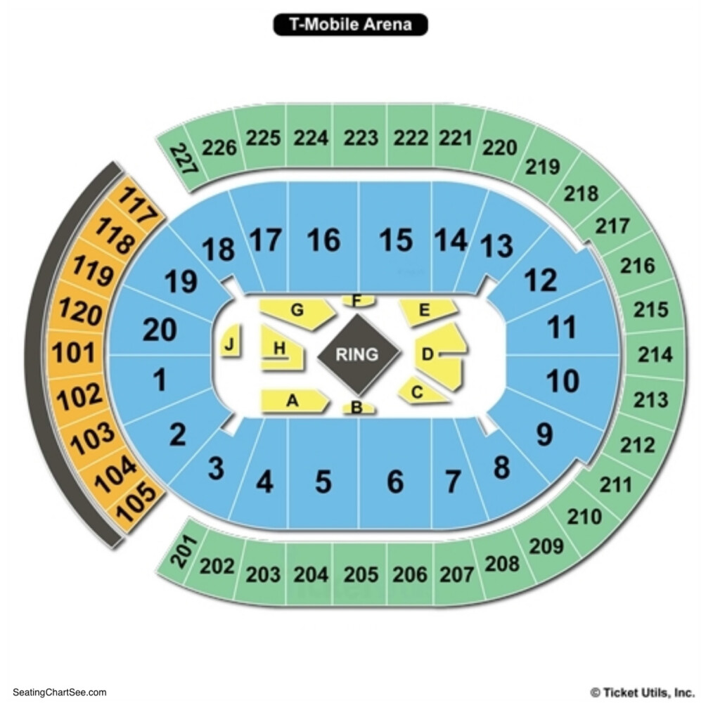 T Mobile Arena Seating Charts Views Games Answers Cheats