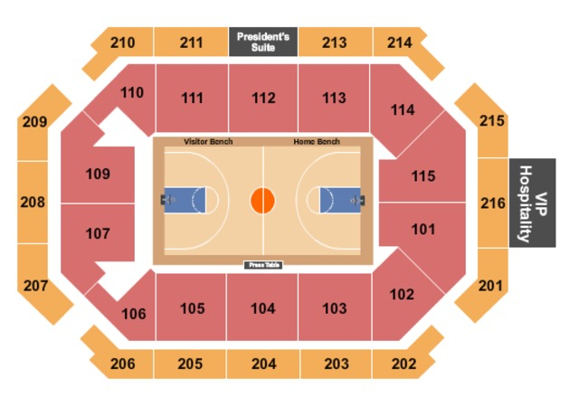 TD Arena Tickets In Charleston South Carolina TD Arena Seating Charts