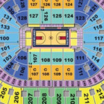 The Brilliant Quicken Loans Arena Seating Chart With Rows And Seat Numbers