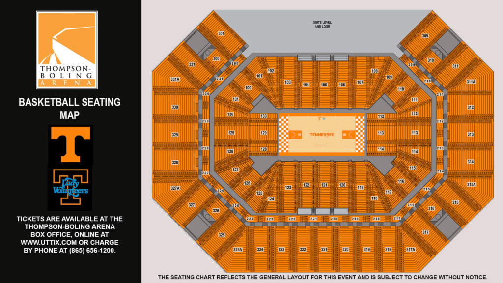 Thompson Boling Arena Interactive Seating Chart
