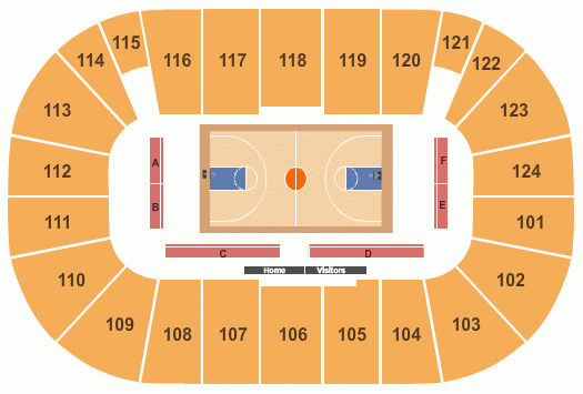 Tsongas Center Seating Chart Lowell