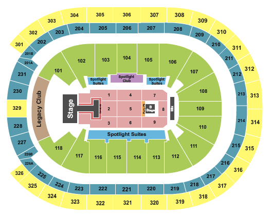 UBS Arena Seating Chart Rows Seats And Club Seat Info