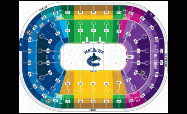 Vancouver Canucks Home Schedule 2019 20 Seating Chart Ticketmaster Blog