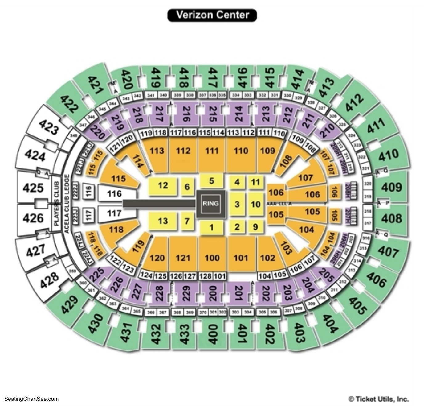 Verizon Center Seat Map Hockey Two Birds Home