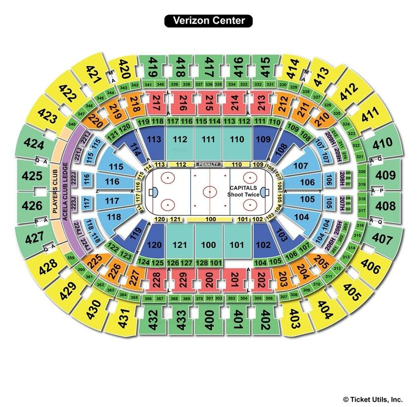 Verizon Center Seat Map Hockey Two Birds Home