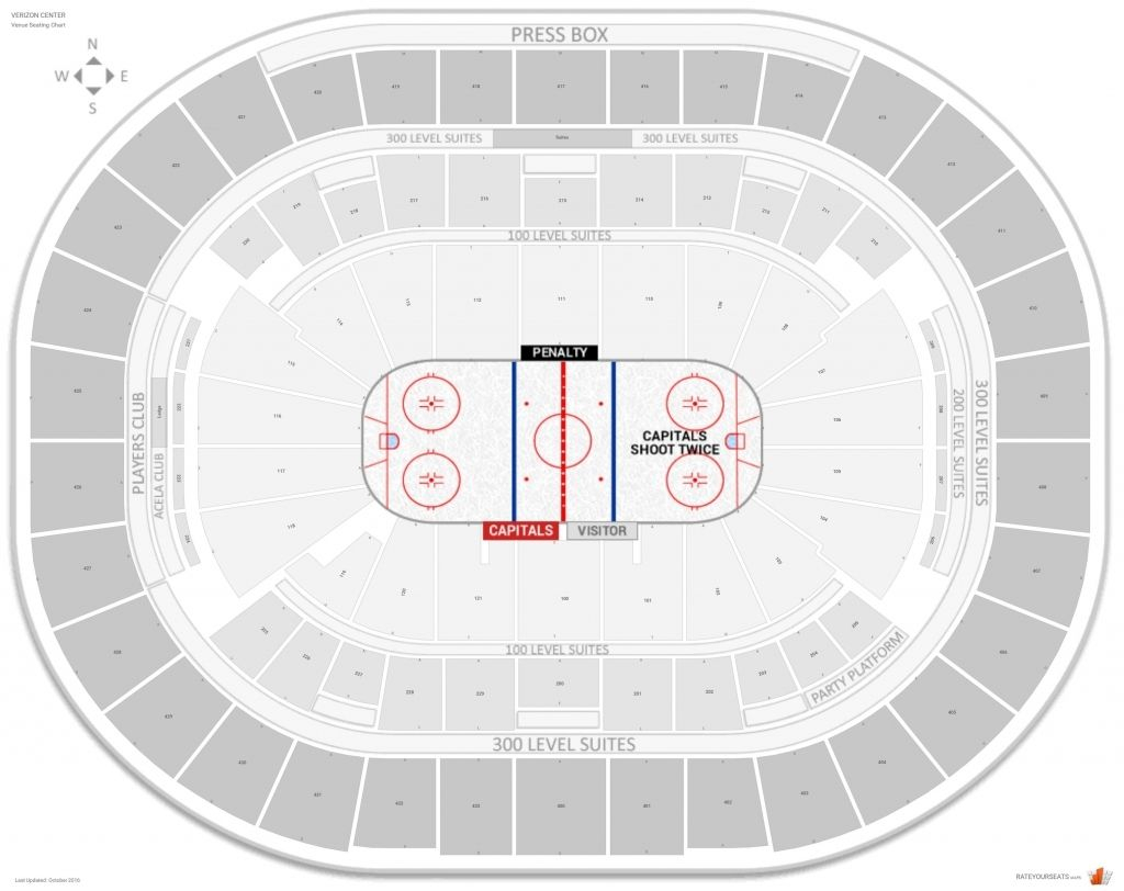 Verizon Center Seating Chart Capit n