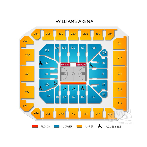 Williams Arena Seating Chart Vivid Seats