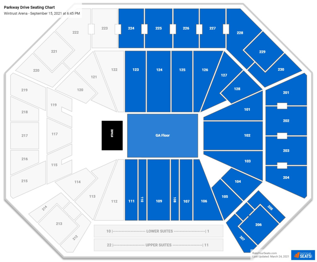 Wintrust Arena Seating Charts For Concerts RateYourSeats