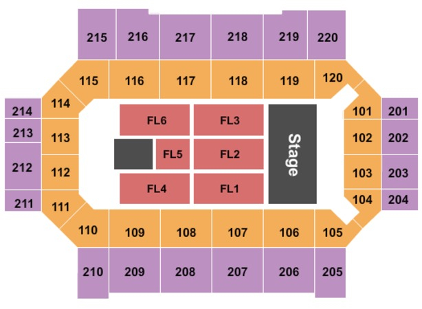 World Arena Tickets In Colorado Springs Colorado Seating Charts