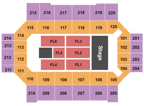 World Arena Tickets In Colorado Springs Colorado Seating Charts 