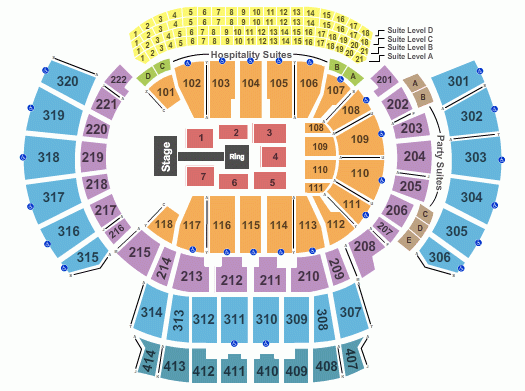 WWE State Farm Arena GA Tickets Red Hot Seats