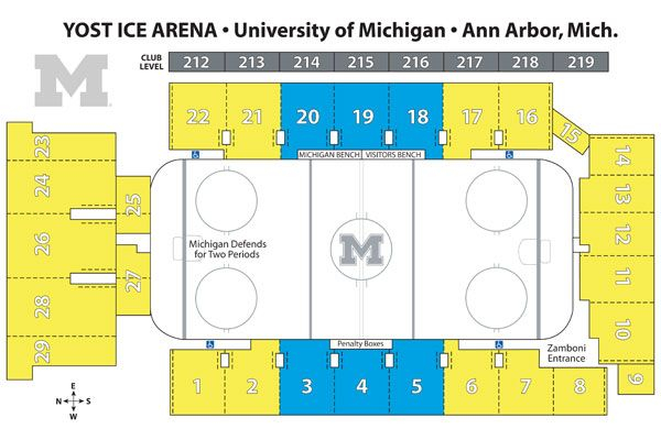Yost Ice Arena Seating Chart Michigan Arena Wooden Adirondack Chairs